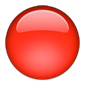 Red circle, ball