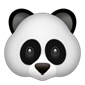 Panda Bear gezicht
